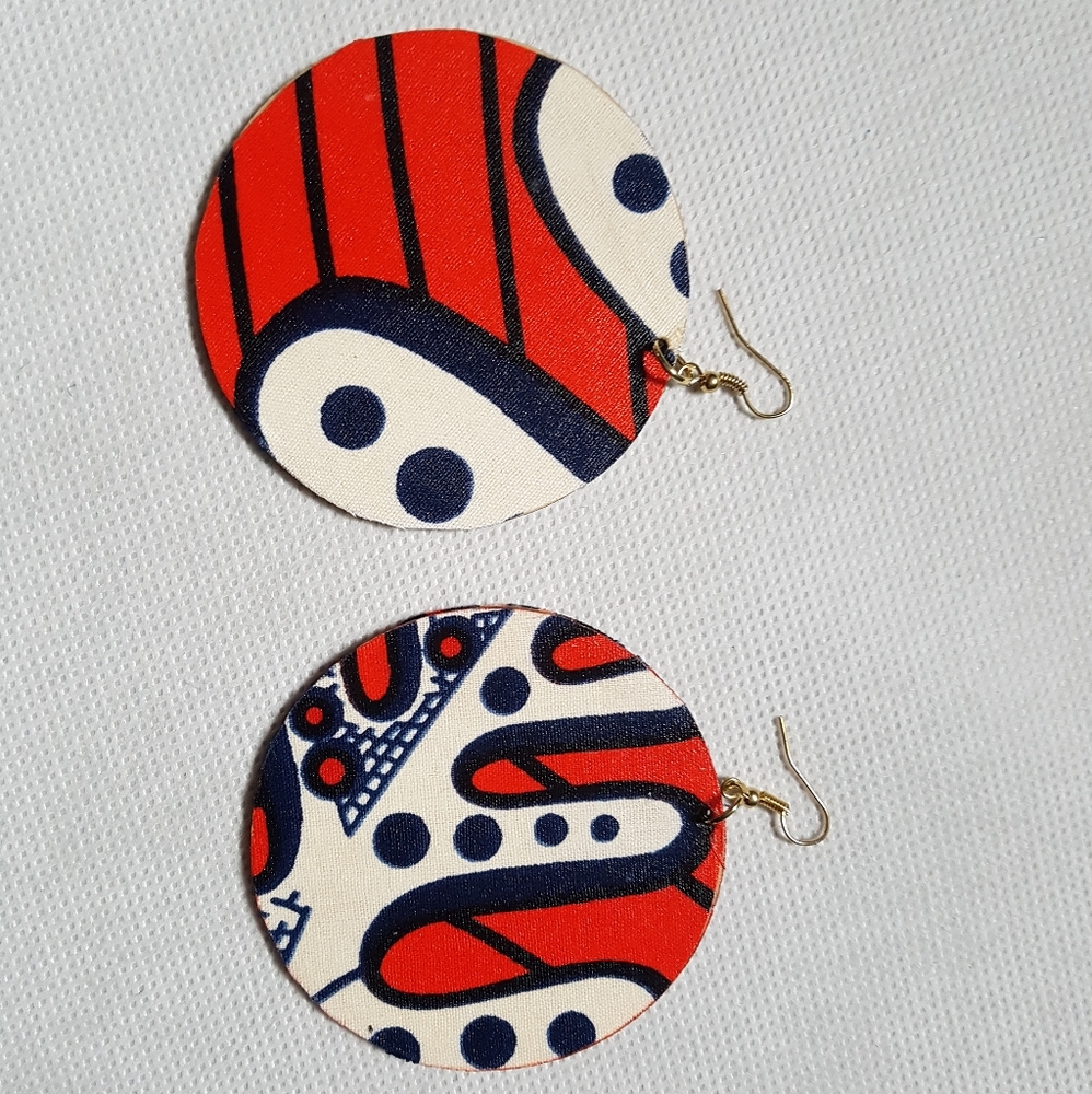 Africircles Handmade Earrings & Headwrap